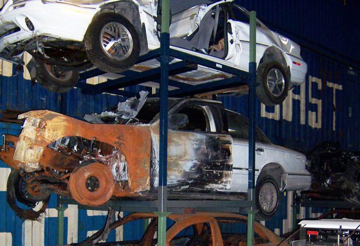 Cars in a Storage Warehouse